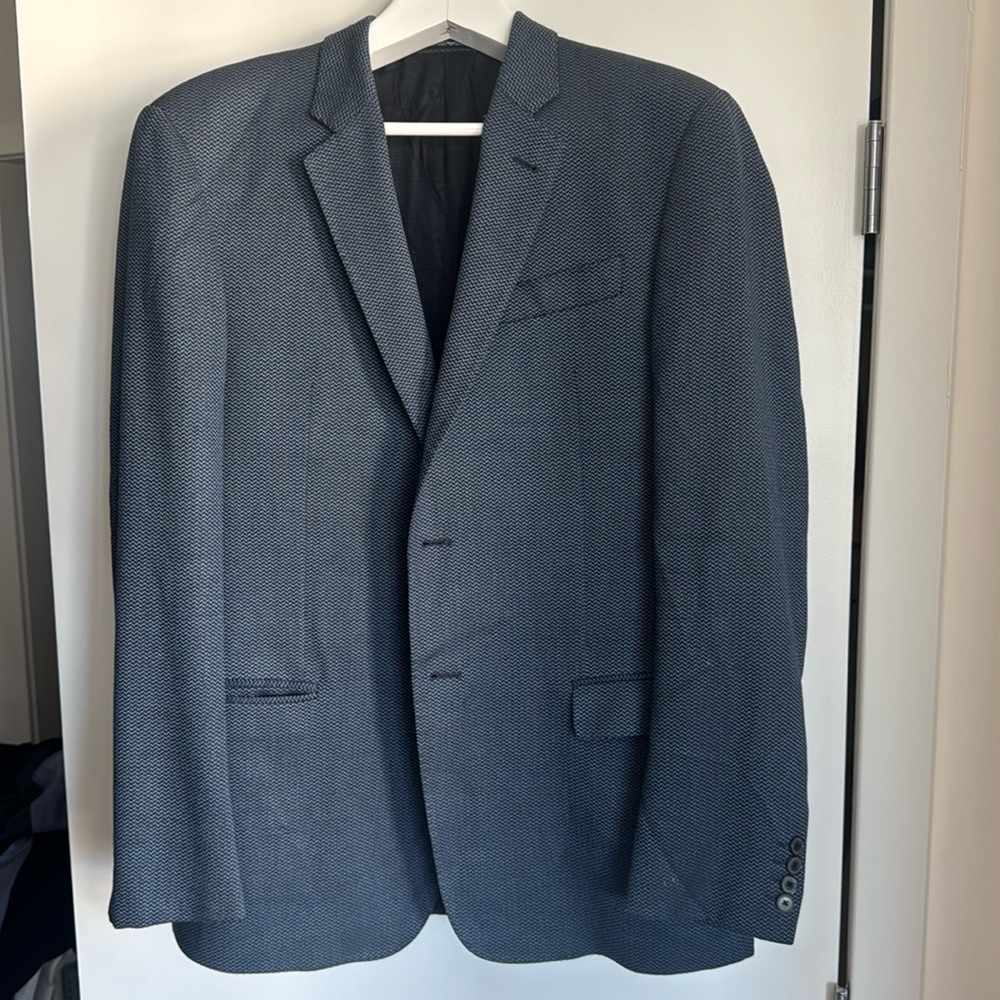 Emporio Armani sport coat - Blue Herringbone
